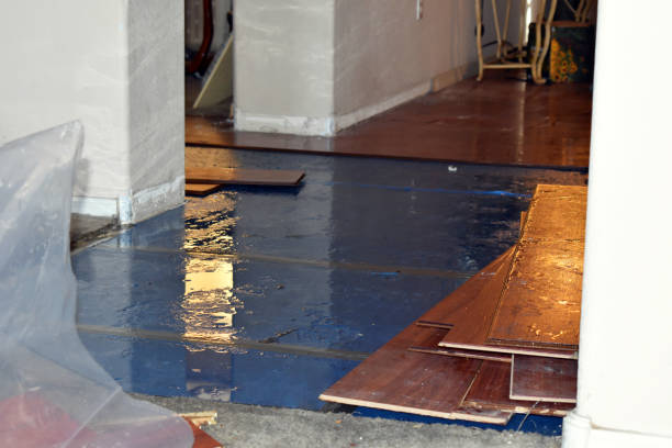 Professional Water Damage Restoration technician working in Sterling, MA